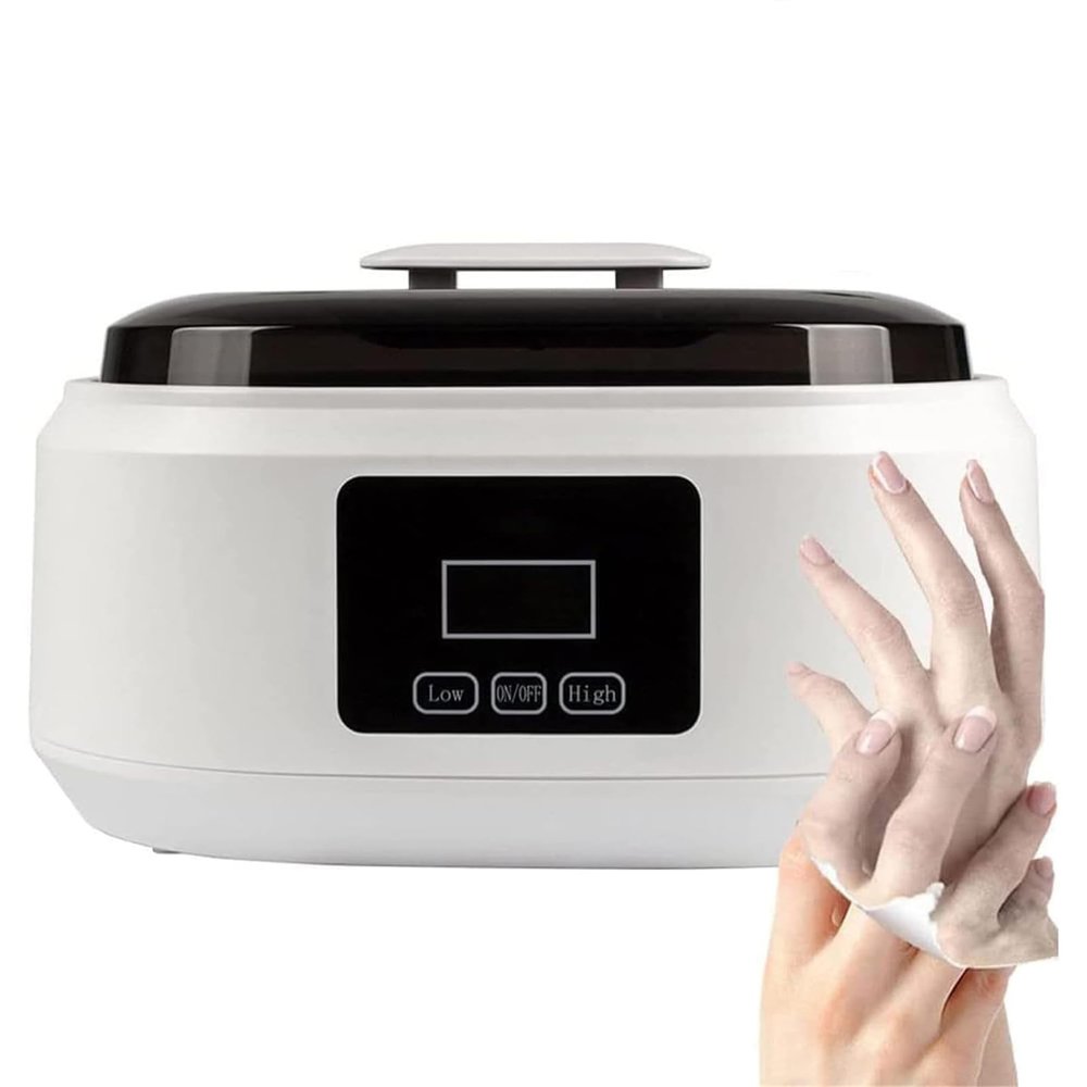 Hand Foot Paraffin Wax Bath 200W Warmer - Deep Moisturize & Arthritis Relief - with Temperature Display, 2 Speed Control - 3.4L Large Capacity