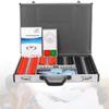266 Pcs Trial Lens Set with Measuring Glasses Testing Frame, Optical Lens Optometry Rim Case Evidence Box Aluminum Rim Kit, Protection Accessories Ophthalmic Trial view 1