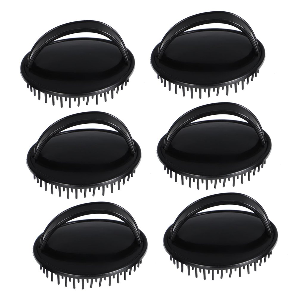ULTECHNOVO 6pcs Scalp Massage Brush Shampoo Brush Hair Wash Comb Head Cleaning Massage for Women