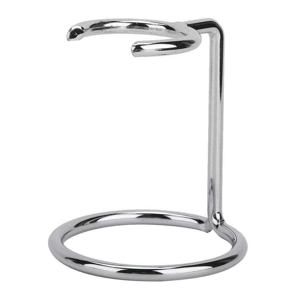 ANKROYU Shaving Brush Holder, Men Stainless Steel Shaving Brush Stand, Salon Razor Brush Stand, Home Razor Holder, Men Razor Brush Stand, for Salon Home Travel Use