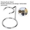 ANKROYU Shaving Brush Holder, Men Stainless Steel Shaving Brush Stand, Salon Razor Brush Stand, Home Razor Holder, Men Razor Brush Stand, for Salon Home Travel Use view 2