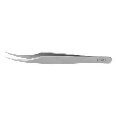 ANKROYU Eyelash Tweezers, Craft Tweezers, Eyelash Tweezers, Eyelash Grafting Tools, Arc Shape Curved Tweezers for Eyelash Grafting Extension High Elasticity(LF-002)