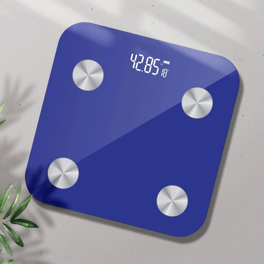 ARTSZY Weight Scales Bluetooth Body Fat Scale, Bathroom BMI Weighing Digital Scale, Smart Body Fitness Analysis Scale (Color : B)