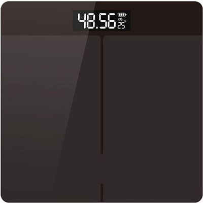 ARTSZY Digital Body Weight Scale, Bathroom Scale with Large Backlit Display, Step-On Technology, Ultra Slim Design, Black