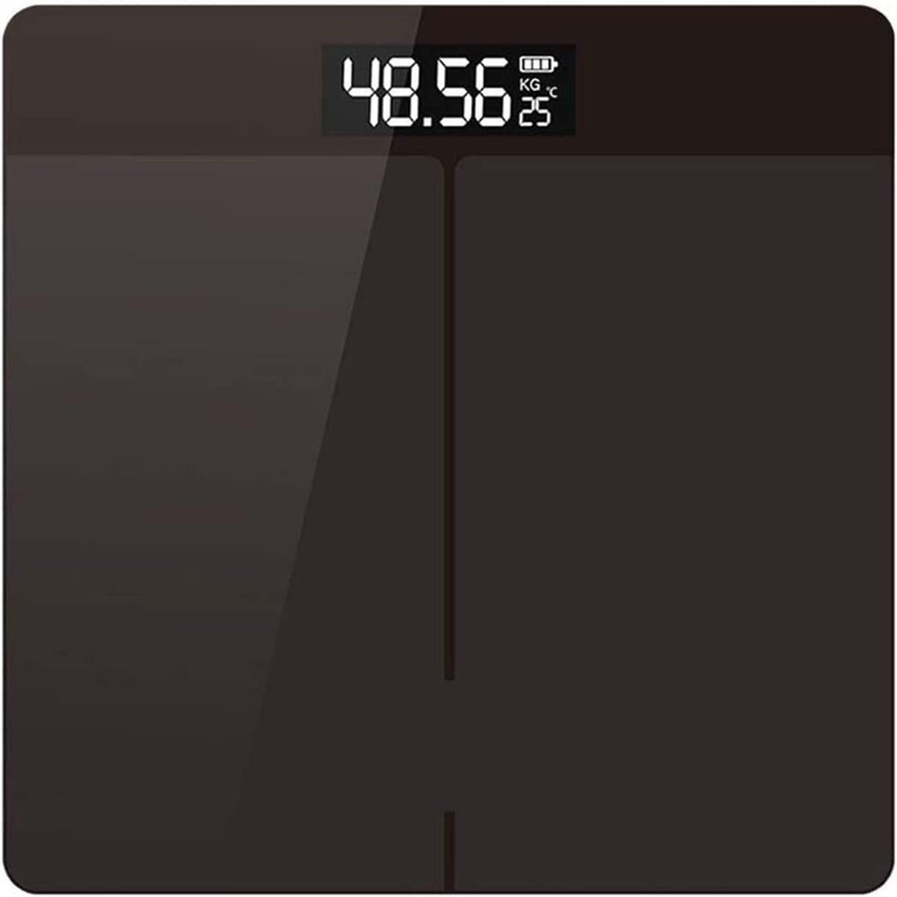 ARTSZY Digital Body Weight Scale, Bathroom Scale with Large Backlit Display, Step-On Technology, Ultra Slim Design, Black