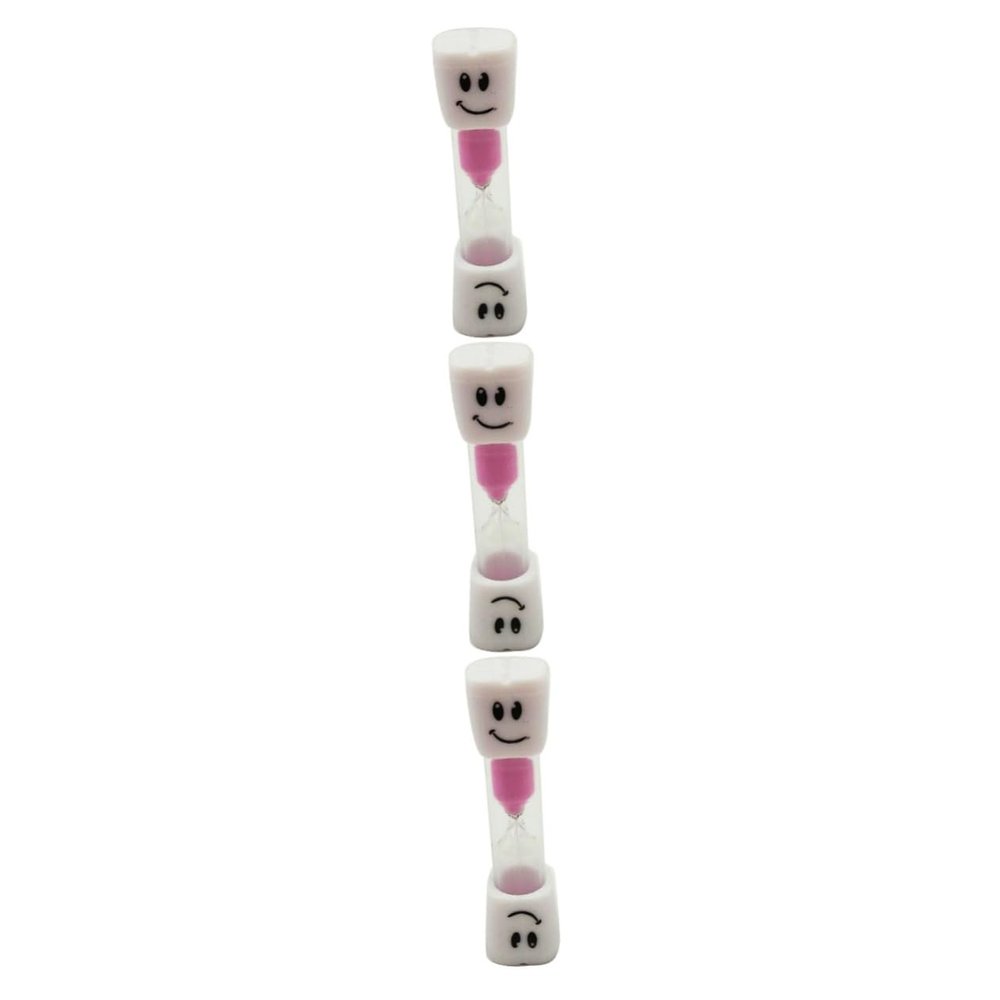 MAGICLULU 3pcs Boys and Girls Toothbrush Timer Sand Hourglass Timer for Toddlers Brushing Aid