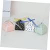 Mobestech 20pcs Pyramid Candy Boxes Wedding Favor Sweets Box for Party Favors Pyramid Shape Wedding Candy Case Light Confectionary for Boys and Girls view 2