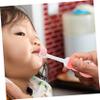 Mobestech 2pcs Kids Manual Toothbrush Soft Bristle Round Head Bear Shape Pink Toothbrush for Children Aged 0-9 Years view 4