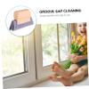 Gatuida Window Groove Cleaning Brush Random Color Pp and 12pcs Window Track Cleaning Tools Set Scouring Pad Easy to Wash view 2