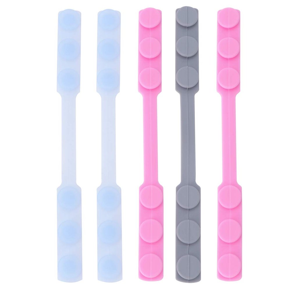 Gatuida 15pcs Mask Hook Adjustable Mask Extention Hook Use During Random Color