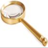 Magnifying Glass Handheld Magnifying Glass 8 Times 10 Times Hd Old Man Watch Repairing Identification for Reading Crafts Repair Magnifier 85mm charitable view 1