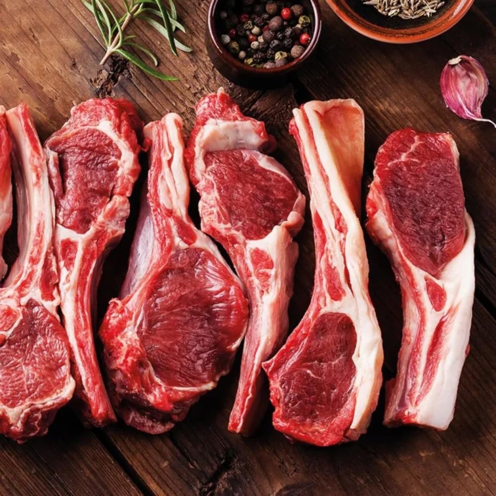 MASFrozen Halal Lamb Cutlet Rack Chop Best End 1x6kg-Food