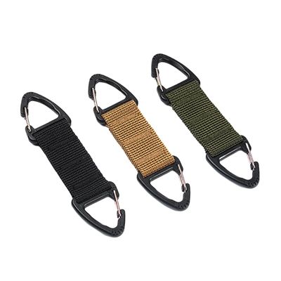 Gatuida 3pcs Mask Ear Hook Strap Buckles Anti-Slip Nylon Buckle Mask Hanging Hook for Backpack in Black Green Khaki for Outdoor and Daily Use