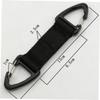 Gatuida 3pcs Mask Ear Hook Strap Buckles Anti-Slip Nylon Buckle Mask Hanging Hook for Backpack in Black Green Khaki for Outdoor and Daily Use view 2