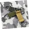 Gatuida 3pcs Mask Ear Hook Strap Buckles Anti-Slip Nylon Buckle Mask Hanging Hook for Backpack in Black Green Khaki for Outdoor and Daily Use view 3