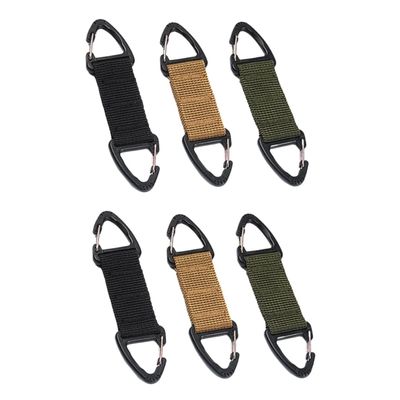 Gatuida 6pcs Hook Slip Nylon Ear Hook Strap Buckle for Travel Backpack Buckles for Covering