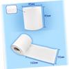 Gatuida Wood Pulp Toilet Paper 4-Layer Small Rolls 100g Pack of 10 Natural Clean Toilet Rolls for Hotel and Home Bathroom Use view 3