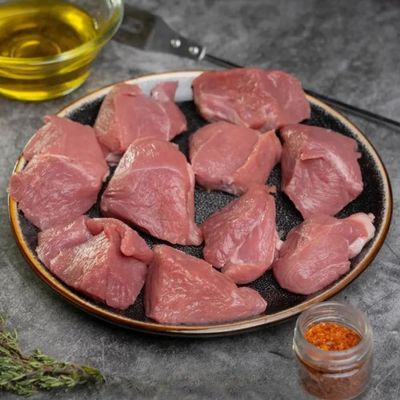 MASFresh UK Halal Diced Leg of Lamb for Shish Kebab 1x2kg-Food