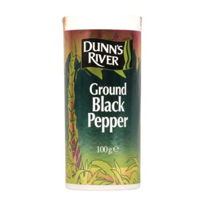 MASDunn's River Ground Black Pepper 100g Box of 12-Fd