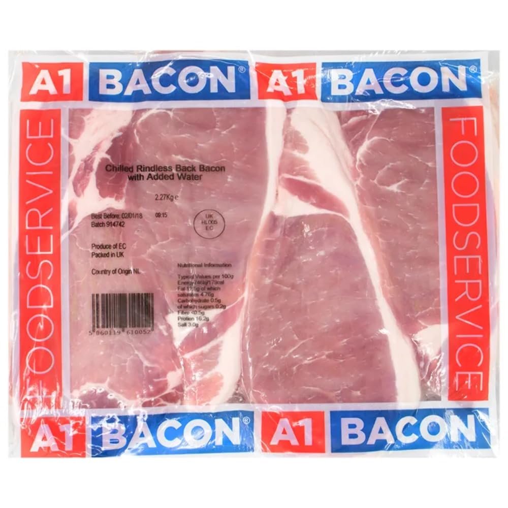 MASA1 Rindless Back Bacon (Red Tape) 1x2.27kg-Food