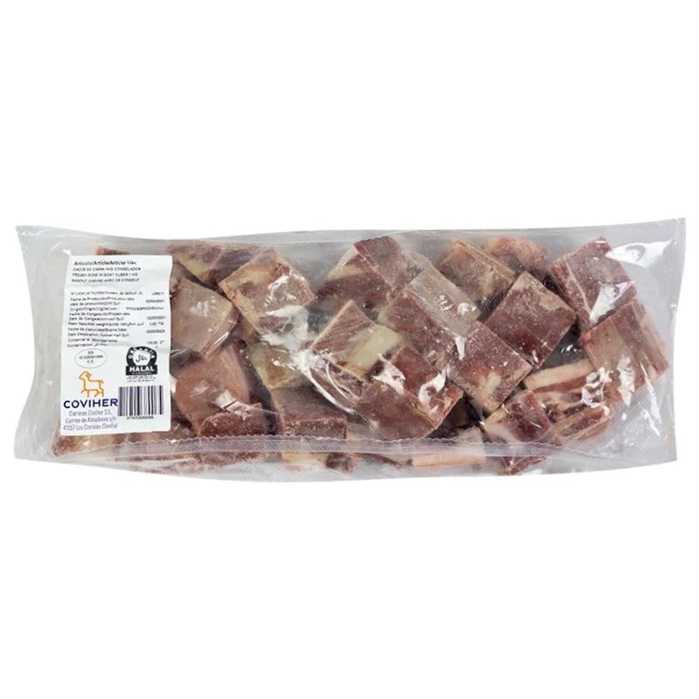 MASFrozen Less Bones Goat Meat Coviher 1KG-Fd