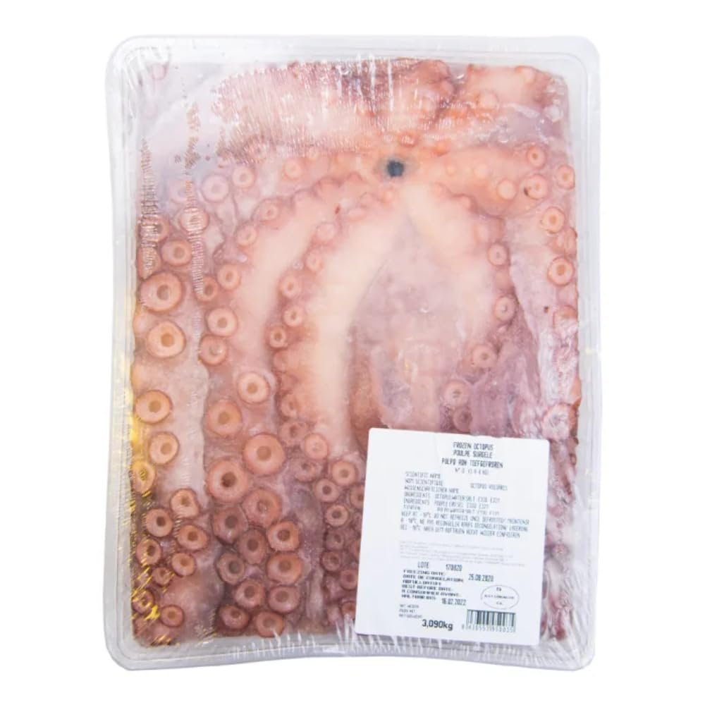MASPortuguese IQF Octopus Clean Whole (Size 3-4kg)- 1x14kg-Food 1 x 14kg