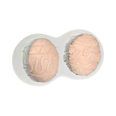 Easter Egg Silicone Mold Fondant Cake Mold Holiday DIY Baking Tool for Making Chocolate Handmade Soap Fondant Molds for Cake Decorating Christmas Silicone for Cake Decorating Tools