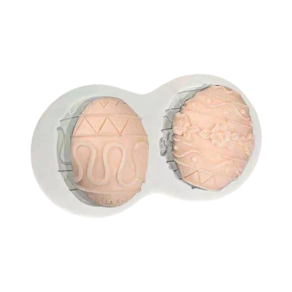 Easter Egg Silicone Mold Fondant Cake Mold Holiday DIY Baking Tool for Making Chocolate Handmade Soap Fondant Molds for Cake Decorating Christmas Silicone for Cake Decorating Tools