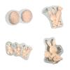 Easter Egg Silicone Mold Fondant Cake Mold Holiday DIY Baking Tool for Making Chocolate Handmade Soap Fondant Molds for Cake Decorating Christmas Silicone for Cake Decorating Tools view 3