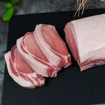 MASFresh Raw Pork Loin (Boneless - Rind On) (Price Per Kg) Box Approx. 7kg-Food