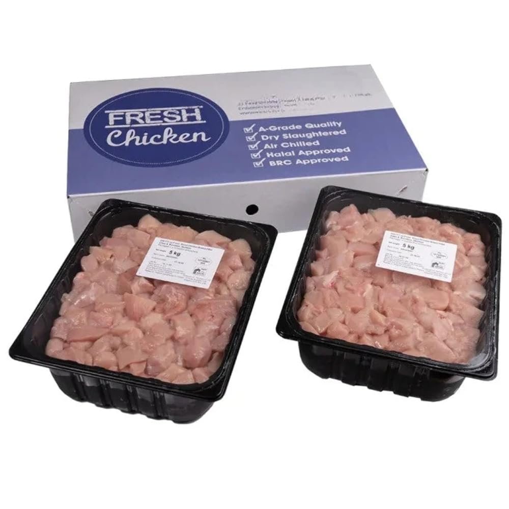 MASFresh Halal Diced Chicken Breast -2x5kg-Food