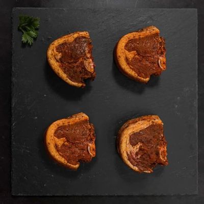 MASMinted Fresh Lamb Halal Loin Chops (UK) 1x2Kg-Food
