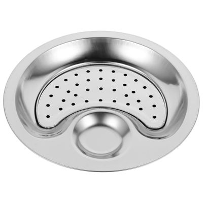 MAGICLULU Elegant Stainless Steel Serving Dish Removable Draining Basket Dipping Saucer for Dumplings