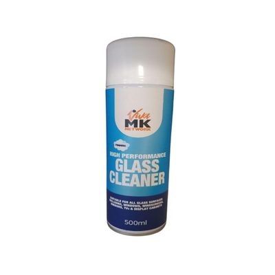 High Performance Glass Cleaner 500ml- for the quick and efficient cleaning of windows, mirrors, windscreens, display cabinets and all glass surfaces.