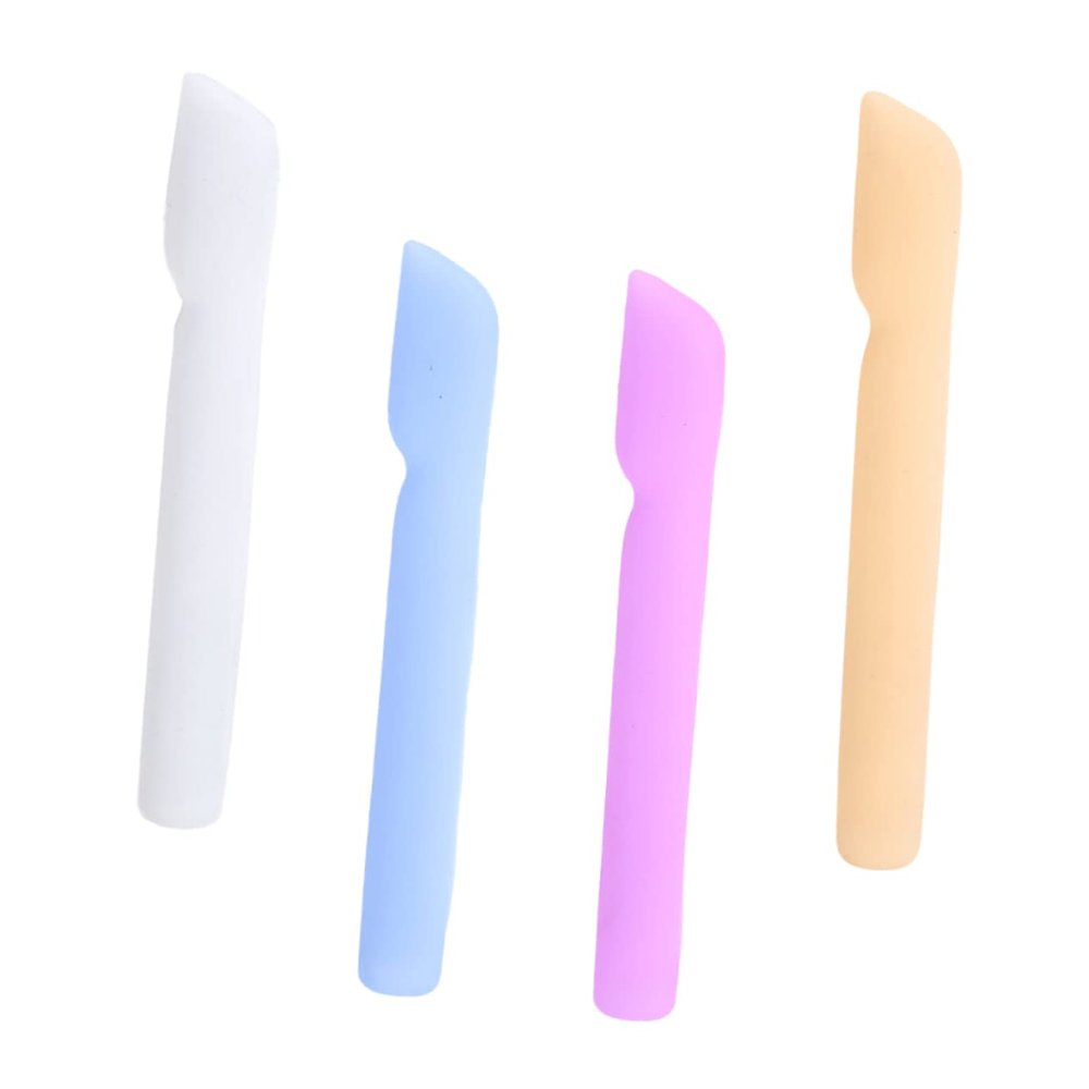 Mobestech 4pcs Portable Toothbrush Protective Cover Case for Travel for Keeping Toothbrush Clean in Hotel Home Made of Material