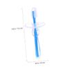 Mobestech Silicone Toothbrush for Oral Cleaning Blue Training Tool for Boys and Girls Teeth Cleaning view 2