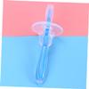 Mobestech Silicone Toothbrush for Oral Cleaning Blue Training Tool for Boys and Girls Teeth Cleaning view 3