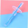 Mobestech Silicone Toothbrush for Oral Cleaning Blue Training Tool for Boys and Girls Teeth Cleaning view 4
