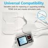 Graootoly TENS Unit Spare Parts 4.5x6In Butterfly Shaped Electrode Pads Universal Compatibility, Pack of 5 view 4