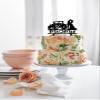 keonsatrz Farmer Wedding Cake Topper Tractor wedding cake topper Country Themed Cake Decoration for Wedding Anniversary Bridal Shower Party Supplies view 2