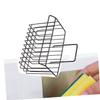Ciieeo 2pcs Iron Wall-mounted Sink Shelf for Bathroom Storage Drain Organizer Rack Black Finish for Small Spaces view 2