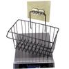 Ciieeo 2pcs Iron Wall-mounted Sink Shelf for Bathroom Storage Drain Organizer Rack Black Finish for Small Spaces view 4