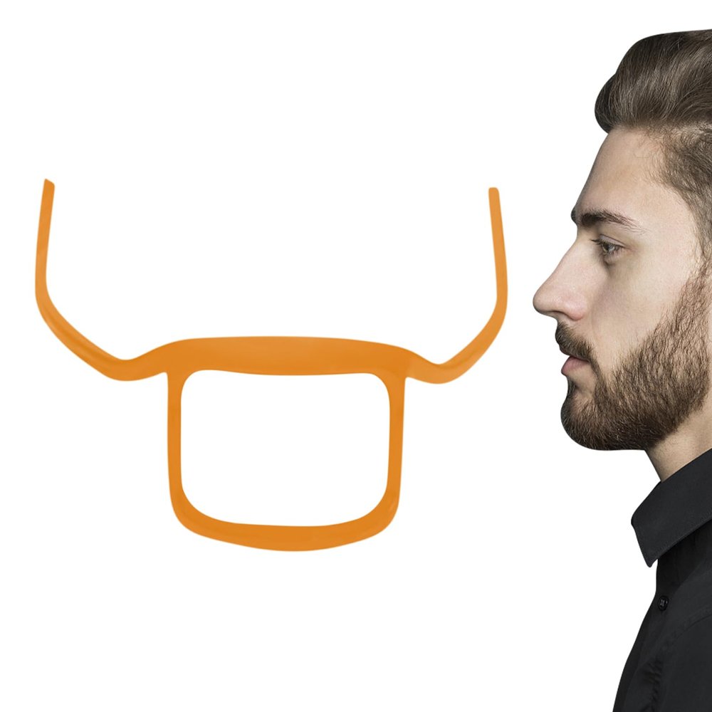 Beard Stencil for Men,Men's Beard Trimmer Outline Stencil | Multi-Beard Fit Beard Styling Tool for Goatee, French Beard, and Full Beard Honhoha