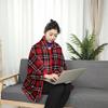 YIUPEDRFG Wheelchair Blanket Warm and Cozy Blanket for Wheelchair Users Soft Polyester Lightweight Winter Wheelchair Blanket, Brown, 100 * 140cm view 3
