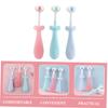 FRCOLOR 3pcs Cute Boy Girl Toothbrush Soft Bristles Slip Handle for Boys and Girls Years Old Manual Toothbrush view 3