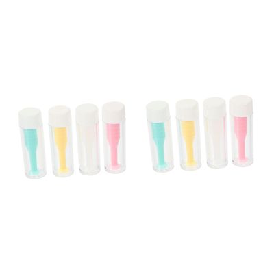 IWOWHERO 10pcs Silicone Contact Lens Inserters and Scleral Lens Removers, Solid Suction Sticks for Orthokeratology and Colored Contacts, Portable Applicator Tools for Home and Travel Use