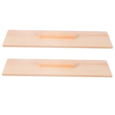 VILLFUL 2pcs Wooden Cover Set for Soap Mold and Toast Mold Natural Pine Wood Lid Suitable for Craft Making and Home Use