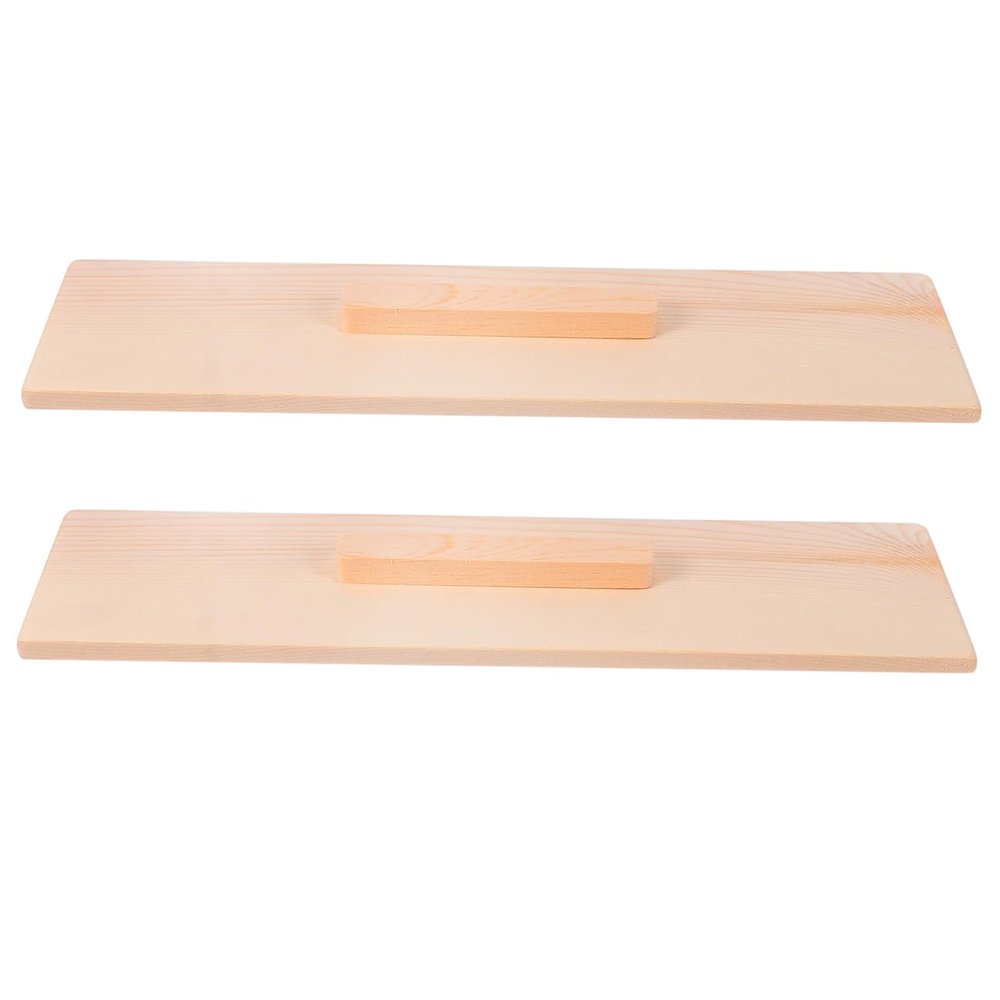VILLFUL 2pcs Wooden Cover Set for Soap Mold and Toast Mold Natural Pine Wood Lid Suitable for Craft Making and Home Use