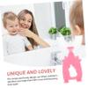 OHPHCALL 6pcs Boys and Girls U Shaped Handheld Toothbrush Soft Silicone Tooth Cleaning Tool for Home Use Random Color view 2