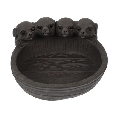 Zerodeko Handmade Tea Pet Flower Pot Home Decor Hydroponic Plant Holder Unique Craft